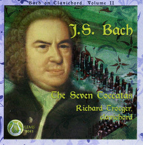 J.S. Bach: The Seven Toccatas, Bach on Clavichord, Vol. 2 - Richard Troeger <font color="bf0606"><i>DOWNLOAD ONLY</i></font> LEMS-8041