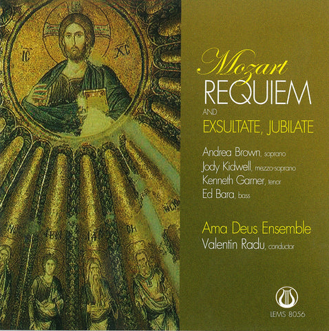 W.A. Mozart Requiem and Exsultate, Jubilate - Ama Deus Ensemble <font color="bf0606"><i>DOWNLOAD ONLY</i></font> LEMS-8056
